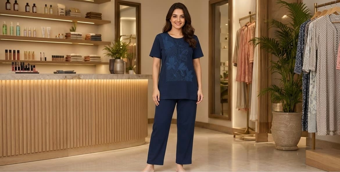 Hosiery Night suit Co-ord set